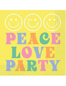 Guardanapos Peace Love Party
